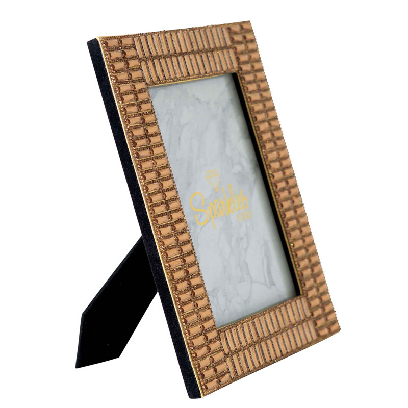 Fifth Avenue Picture Frame, Gold, 4" W x 6" H