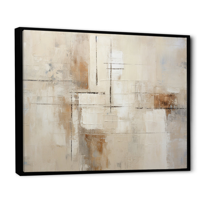 Minimalisme moderne, art zen scandinave II - décoration murale moderne scandinave, Cadre flottant noir