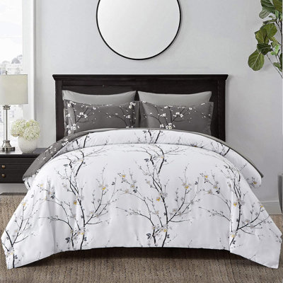 ZEA Floral Duvet Cover Set with Pillowcases