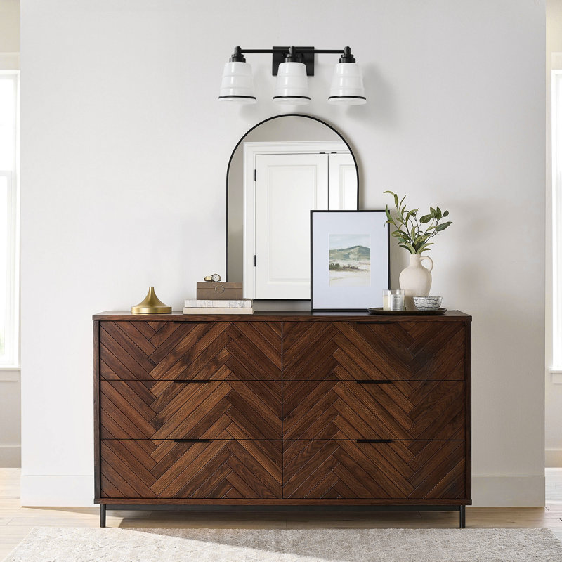 Dimmable Vanity Lighting for Bathroom  (Available in Four Sizes), Matte Black, White, 3