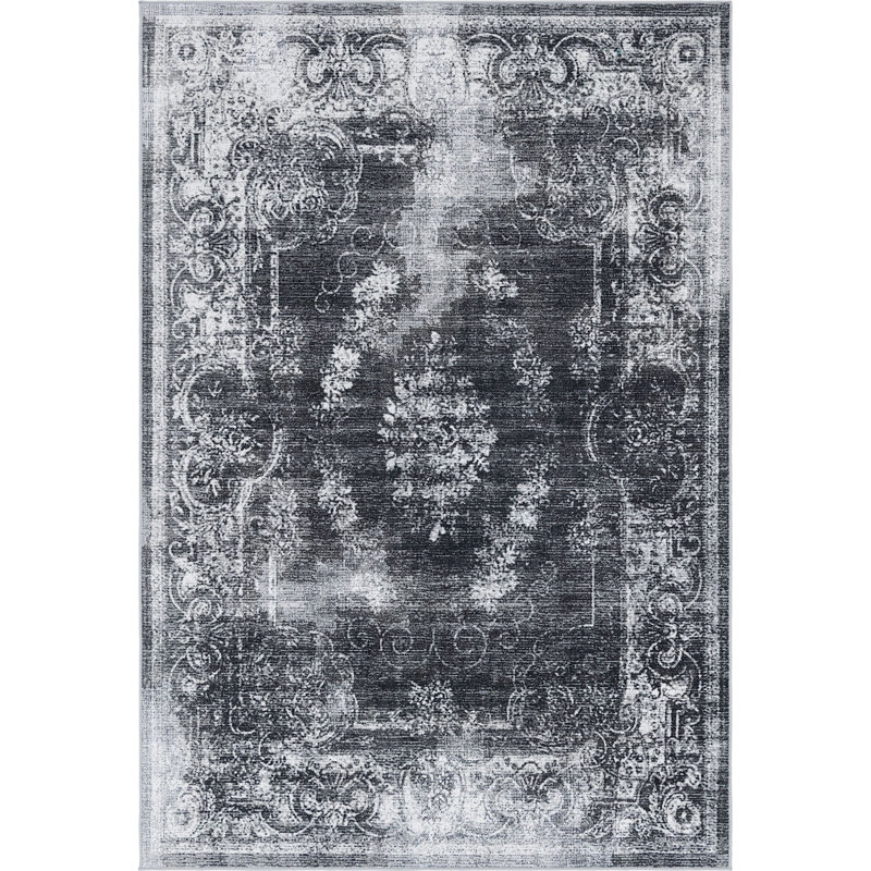 Clevinger Oriental Indoor Rug, Rectangle 6'1" x 9'