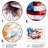 Waving American Flag - Flag Metal Wall Decor-1717353585