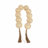 Decorative Swirled Beads with Tassels for Home Decor - Coastal Garland for Office, Desks, and Living Room Decoration - Ivory-869468753-861759112
