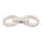 Carved Marble Chain Decorative Objects - Decorations For Living Room For Home Decor - Decorative Sculpture For Table Or Shelf Accent - 8", White