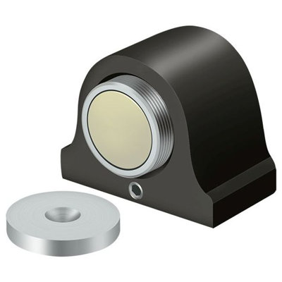 Deltana DSM125U10B Magnetic Dome Stop; Oil Rubbed Bronze Finish
