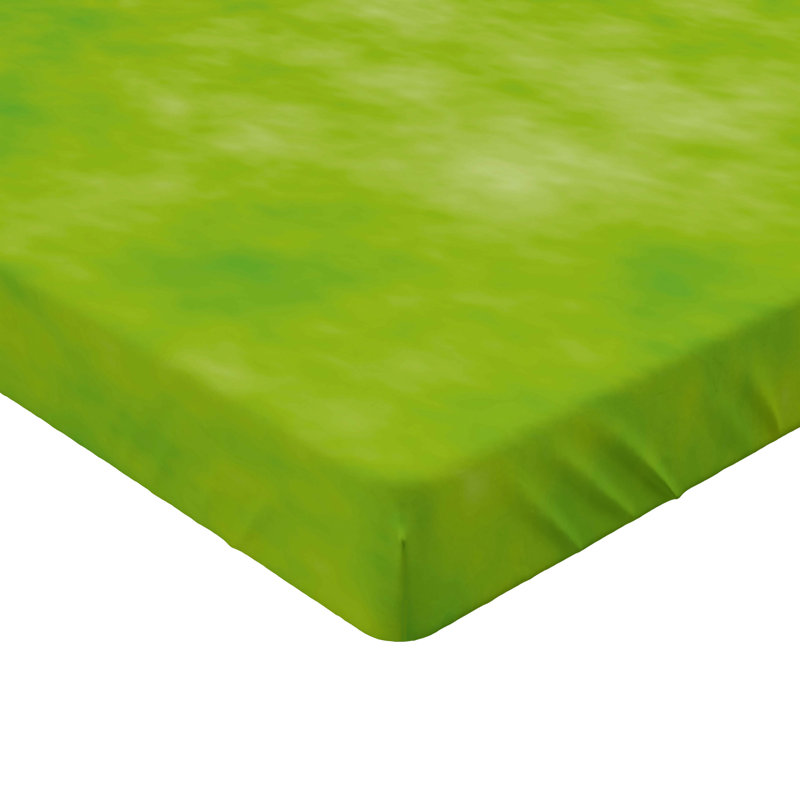 Drap-housse orange Ambesonne, Drap-housse de taille simple, Vert lime / avocat / vert abstrait