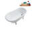 57.5'' x 29.5'' Soaking Acrylic Bathtub-83636143-83636134