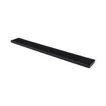 Bar Lux Black Rubber Service Bar Spill Mat - Non-Slip - 17 3/4 x 11