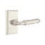 Flat Privacy (Bed & Bath) Door Lever with Rectangle Rosette-923362179-923362207
