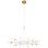 Stellar 12 - Light Metal LED Chandelier by Chapman & Myers