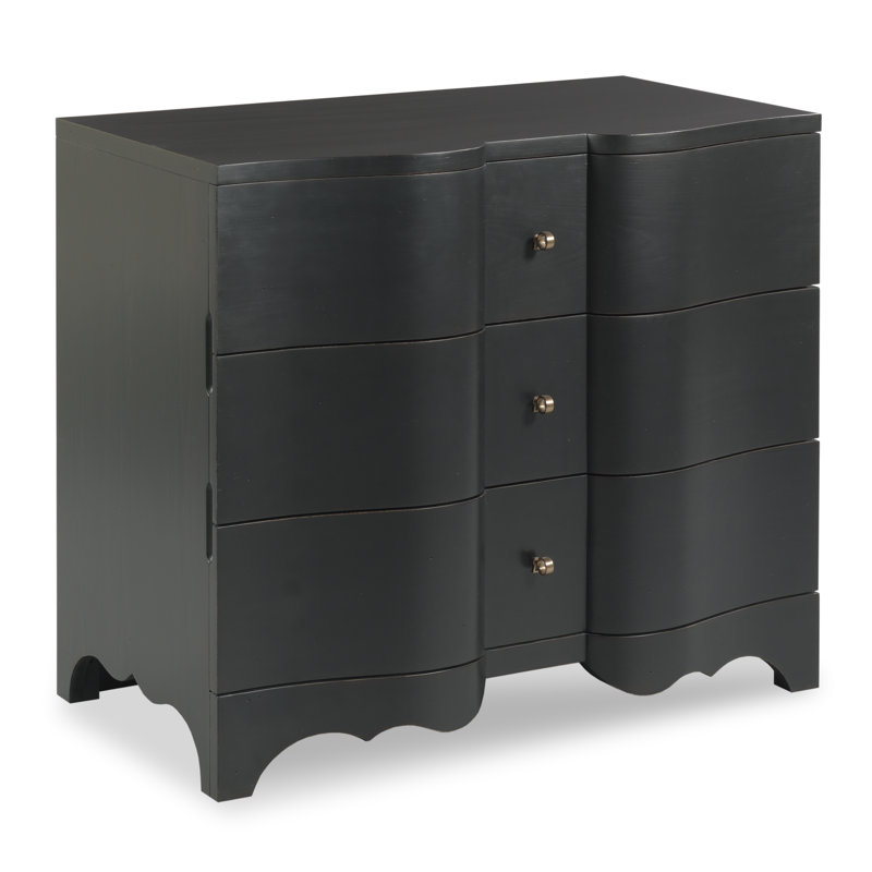 Celerie Kemble 3 - Drawer Dresser, Black