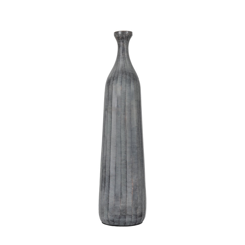 Leonila Aluminium Table Vase, 45cm H x 12cm W x 12cm D