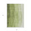 Tapis extérieur lavable d'intérieur vert olive et artichaut 10 pi x 14 pi HomeRoots