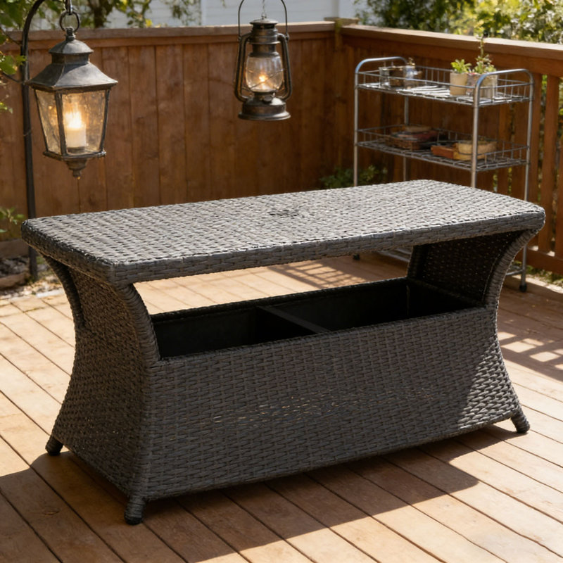 Patio Coffee Table Side table, Grey