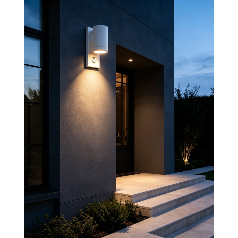 White Outdoor Sconce