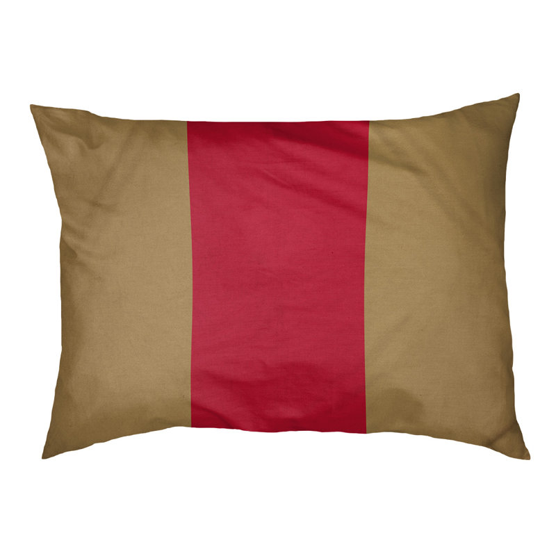 Coussin pour chien hockey Las Vegas, Petit (l 28 po x P 18 po x H 9,5 po), Doré mat / rouge / doré mat