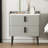 Nightstand With 2 Drawers, Night Stand With Marble-Pattern Tabletop, Modern Beside Table-541901523