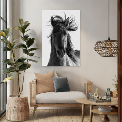 Art contemporain cheval sauvage