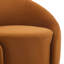 Fauteuil demi-tonneau pivotant rembourré Aunna-1325850113