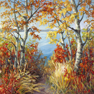 Lake Aspen by A. A. Pfannmuller - Wrapped Canvas Painting