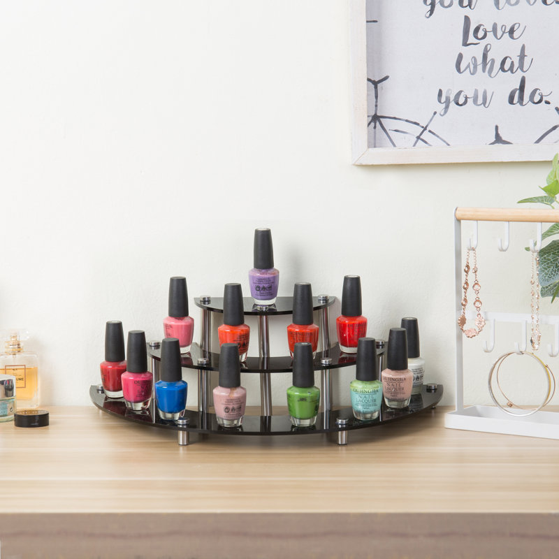 2-Piece Tiered Stand Set, Black