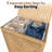 Donnell Bamboo Laundry Hamper with Handles