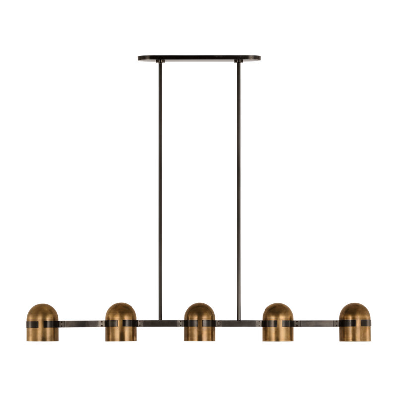 Avroko Octavia 5-light extra large linear chandelier
