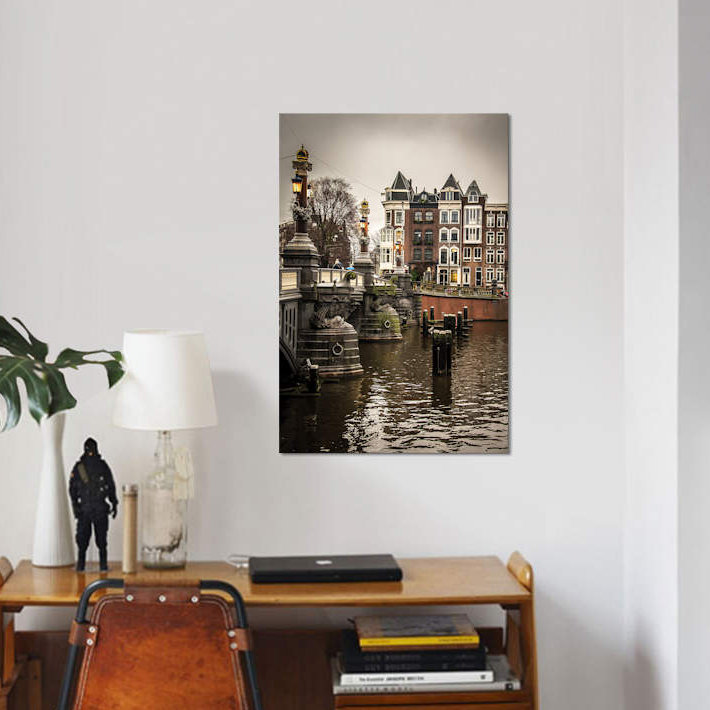 «Amsterdam I», reproduction de photo sur toile, H 26 po x l 18 po x P 1,5 po, Toile tendue, Pas de tapis