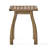 Rectangular, Natural Stained, Wood, Side Table, 200lbs Weight Capacity, Patio, Living Room Furniture Stained Wood End 19x15 Inches, For Lawn And Bedroom Decor, Low - Maintenance