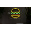 Enseigne murale 11,75 "style néon à DEL hamburger