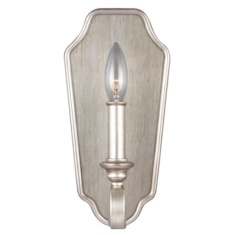 Clearfield Steel Candle Wall Light