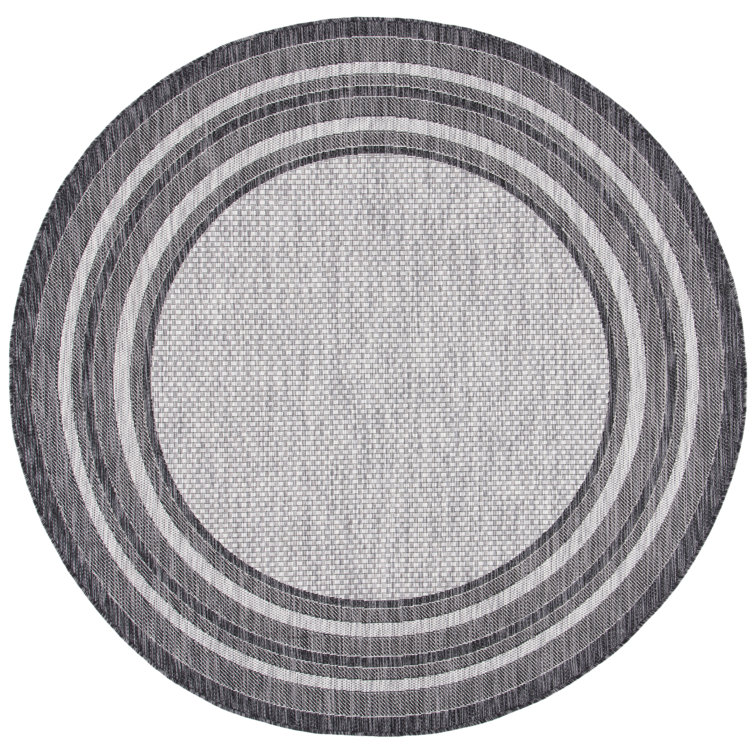 Tapis gris clair / noir Hance