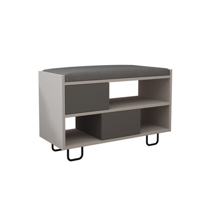 Cannonleague Polyester Upholstered Storage Bench