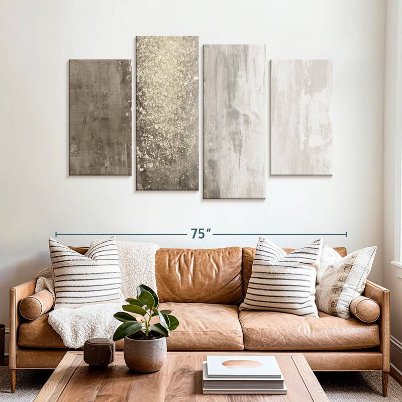 Avery Glitter Rain II, 42" H x 68" W