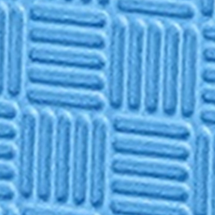 Tapis d'exercice à emboîtement en mousse CAP, losanges 24 pi. Ca., TATAMI, carreaux en T de 3/4 po d'épaisseur, Bleu-tatami