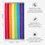 Theon Stripe Rainbow Beach Towel