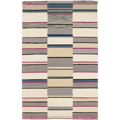 Performance Wool Striped Indoor Rug