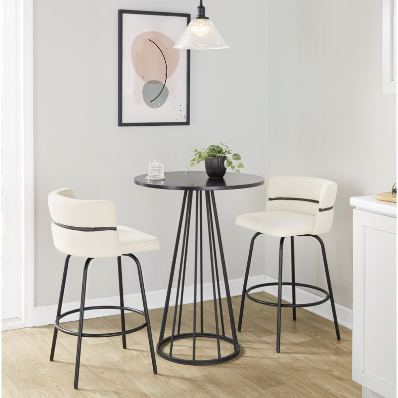 Table de comptoir Canary Cosmo, Noir, noir, noir, noir, Noir, noir, noir, noir, 36"
