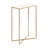 Everly Quinn Jaspur Narrow and Metal Rectangle Side Table-1390714883