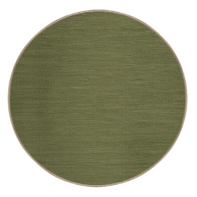 Machine Washable Solid Brown Area Rug