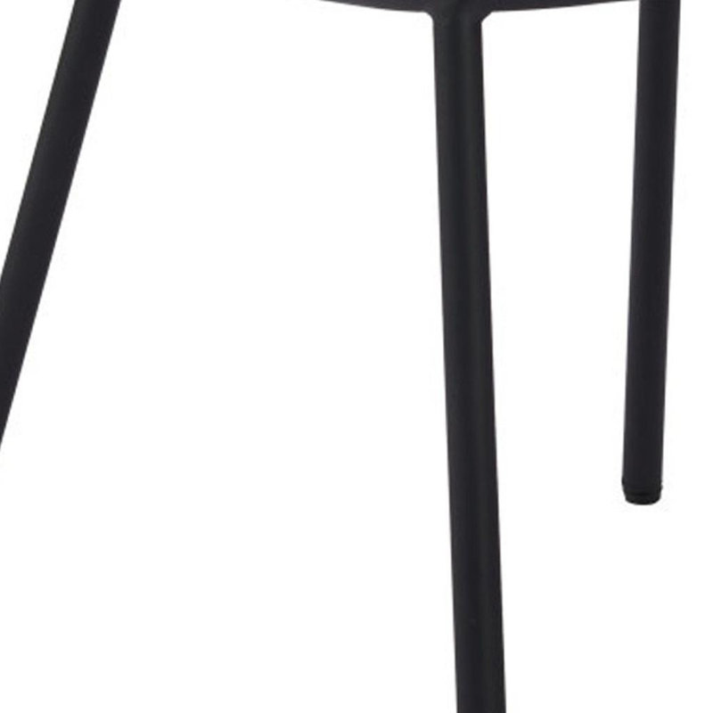 Chaise de salle à manger ivoire et noire en fausse fourrure, Ivory, Black
