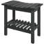 Banc de rangement - Banc intérieur / extérieur imperméable avec coussinets antidérapants, poignée et tablettes doubles, capacité de 265 lb (facile à assembler)-966626092