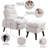 Jonilda Upholstered Accent Chair and Ottoman with  Adjustable Backrest-95031057