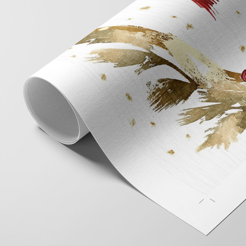 Christmas Holiday Art CMXLV - Impression sur toile seulement - NON CADRE, H 48 po x l 32 po