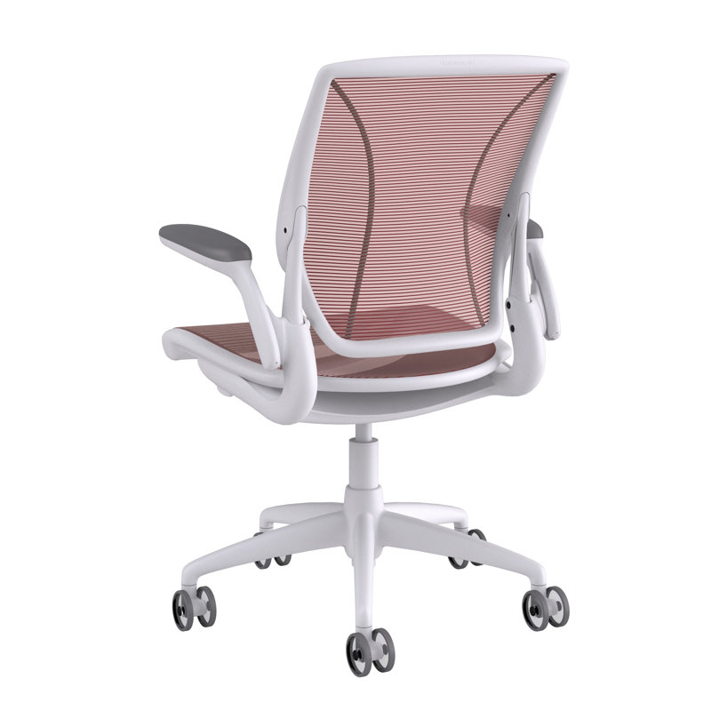 World Mesh Task Chair, Citron, Adjustable, White