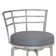 Tabouret de bar en acier inoxydable Morris