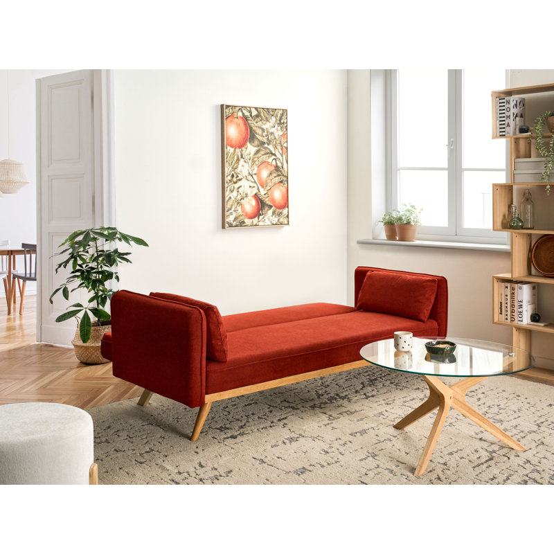 Sofa Bed ASAA Fabric, Red