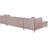 Graham 132" Wide Velvet Symmetrical Modular Sofa & Chaise-755935436