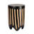 Hand-Carved Wood Side Table-1963096109