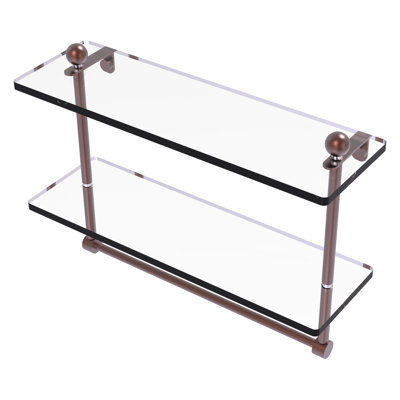 Gober 2 Piece Tiered Shelf with Towel Bar